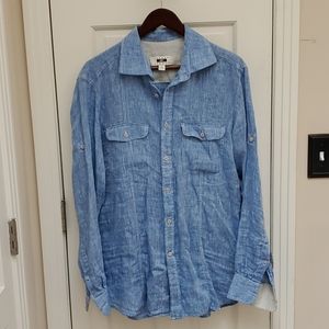 Joseph Abboud denim style long sleeve shirt